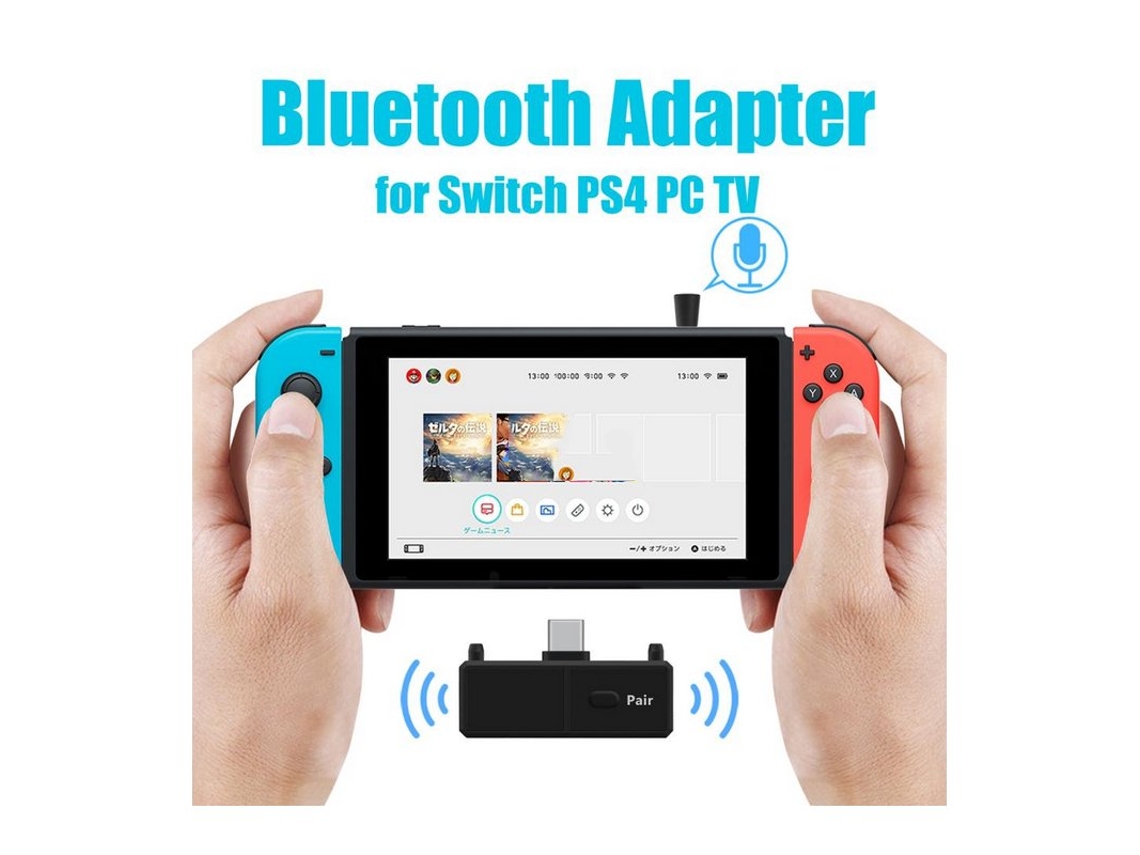 Adaptador nintendo switch bluetooth clearance