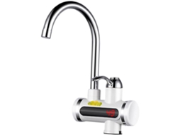Torneira Misturadora Para Pia De Cozinha Com Visor Digital Led E Aquecedor De Água.