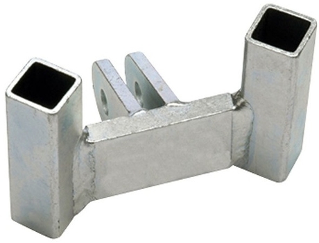 Towbar Adapter Traditional 100 Mm Silver TWINNY LOAD