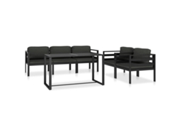 Garden Lounge Set, Garden Lounge Sets Vidaxl Antracite Alumínio (n/a)