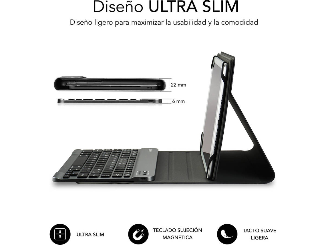 Capa Teclado Universal 10.1'' SUBBLIM Pro Roxo