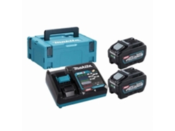 MAKITA 40V Li-Ion Max Conjunto de 2 Baterias de 5 0 Ah Carregador Mbox 191V35-5