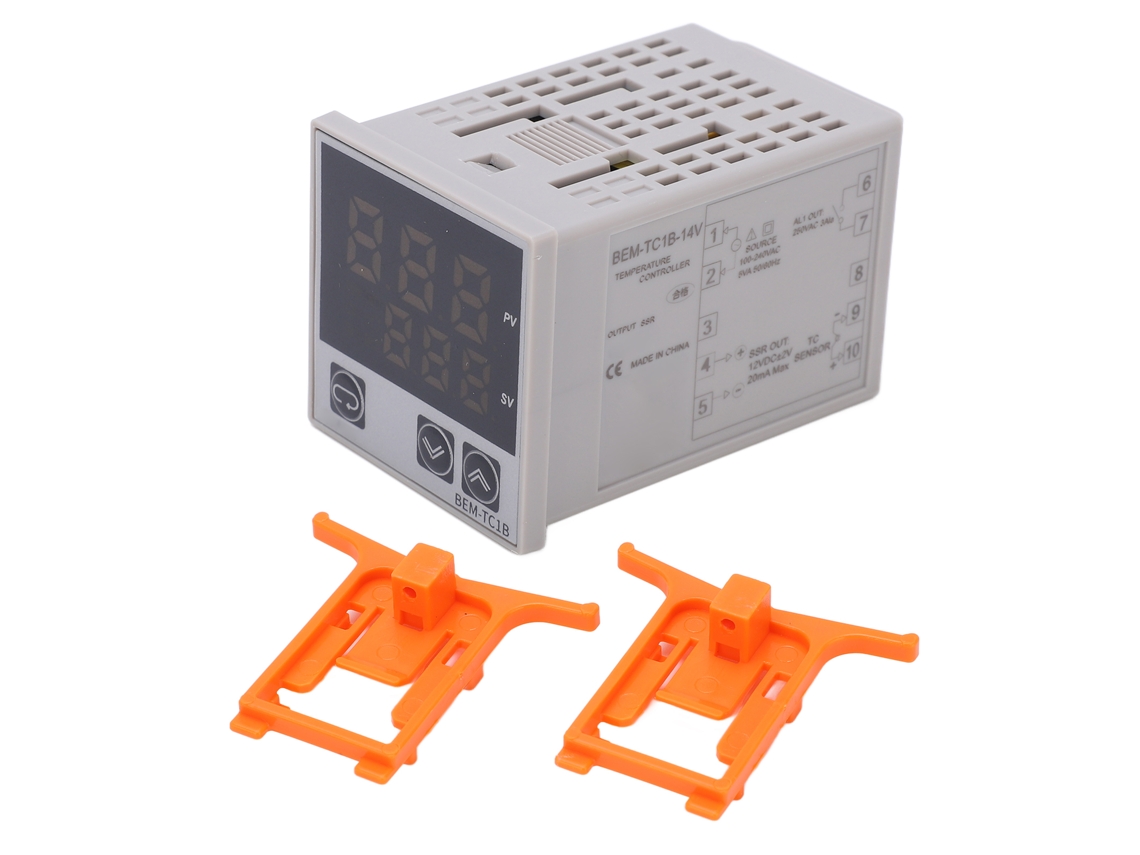 Controle Digital Pid de Temperatura com alarme para aparelhos e motores 100 240vac