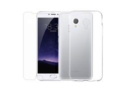 Capa Meizu Mx6 LAXISCREED Transparente com Película de Vidro Temperado