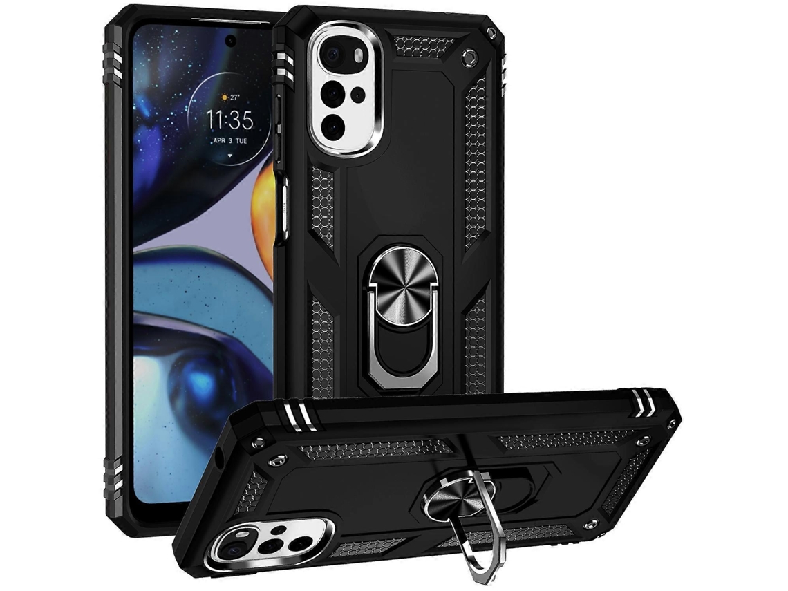 Capa Para Motorola Moto G22 À Prova De Choque Em Tpu + Pc Com Suporte.