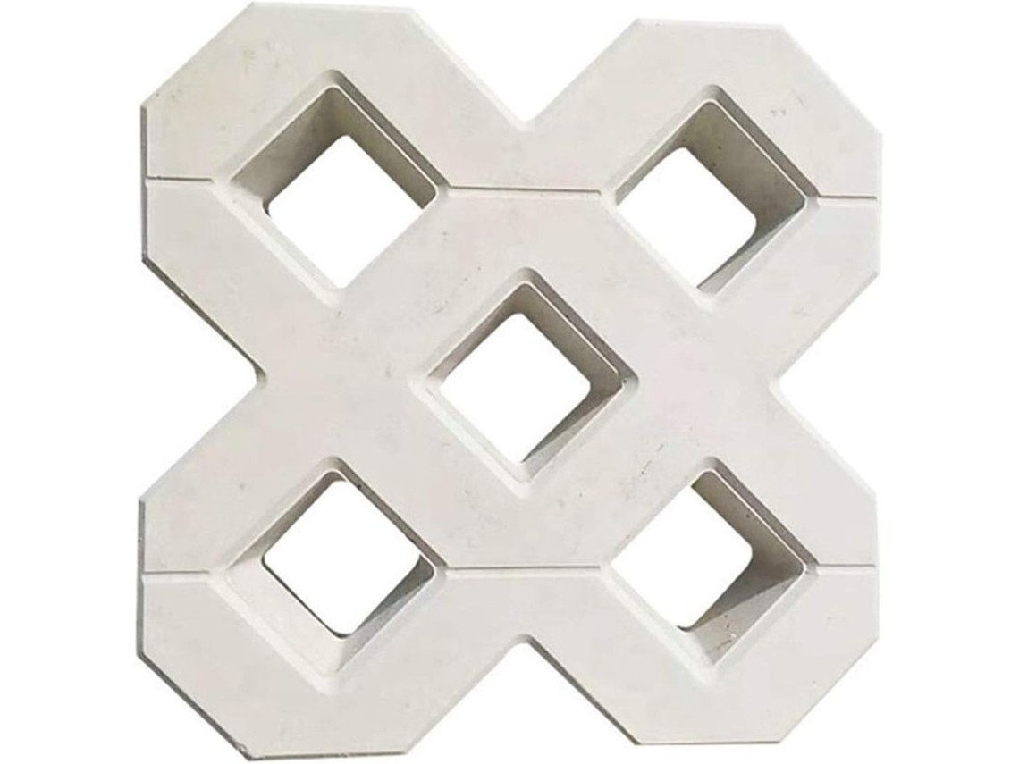Moldura De Pavimentação Em Plástico Para Concreto Quadrado Jardim Diy 40x40cm Moldes De Blocos De Caminho