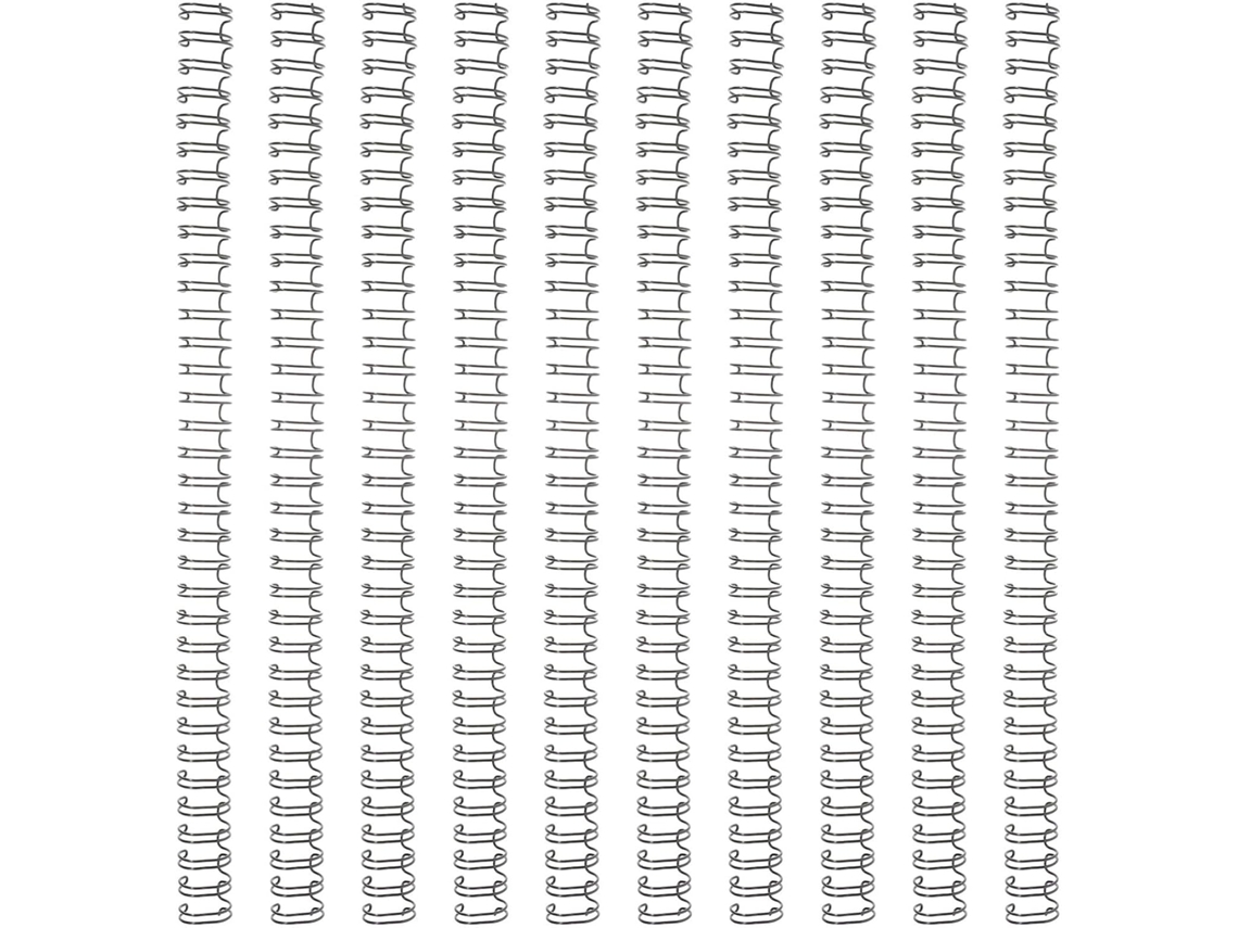 Anéis De Encadernação Holibanna Em Ferro Preto Folhas Soltas E Álbuns Recortes, 34 Furos, 9, 5mm, 100 Unidades