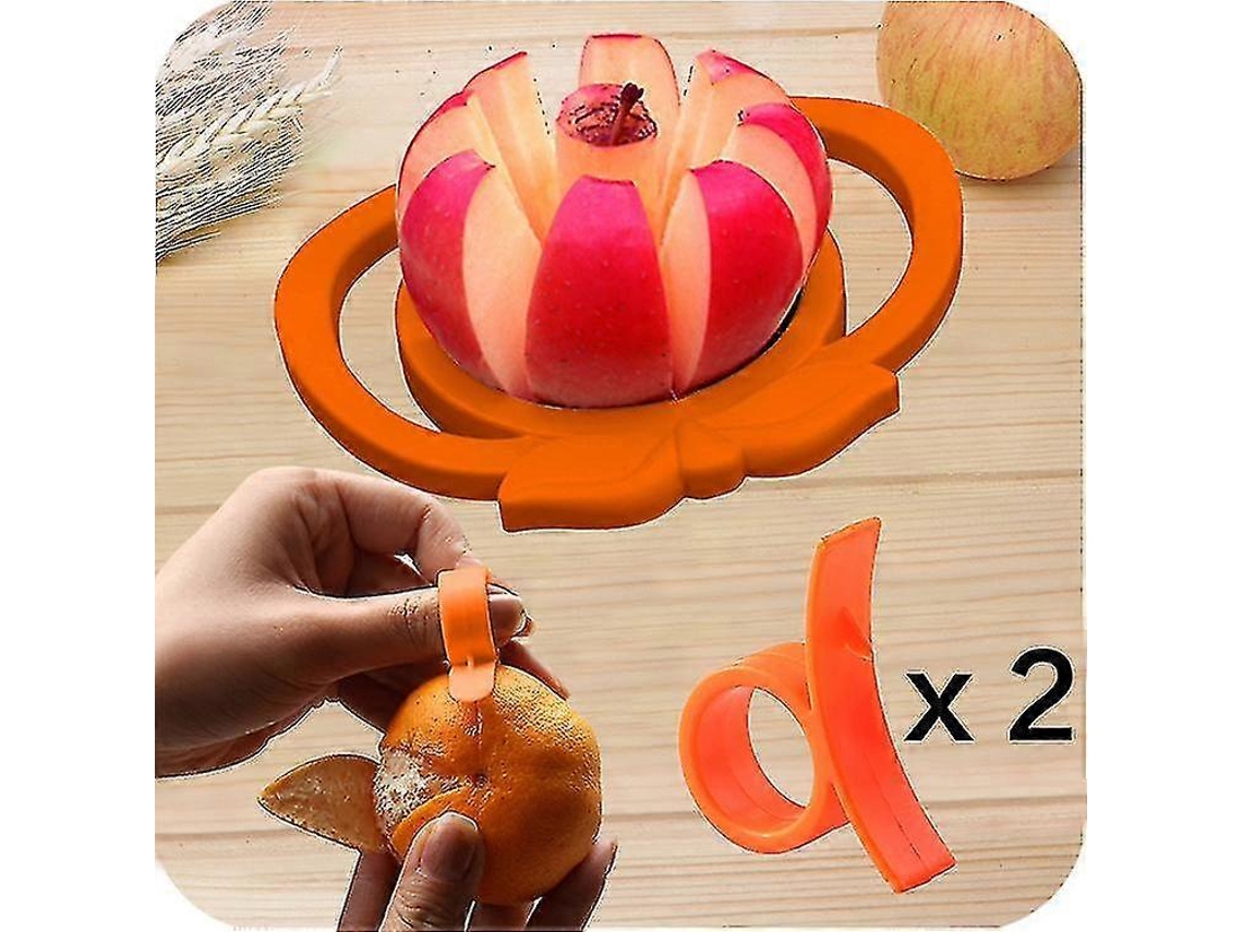 Cortador De Frutas Criativo Em Aço Inoxidável, Descascador De Maçãs E Peras. Everley891