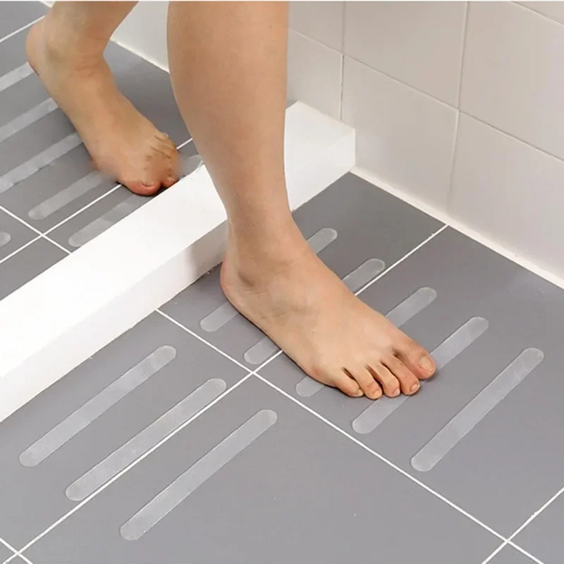 Adesivos Antiderrapantes Para Banheiro, Conjunto Com 6 Peças, Para Piso De Chuveiro Antiderrapante E Segurança No Banheiro.