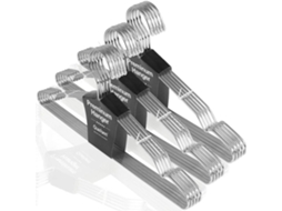 Gerenciamento De Armários Sem Esforço, Cabides De Aço Inoxidável Resistentes À Ferrugem Com Ranhura Antiderrapante Para Camisas, Cabides De Metal Resi