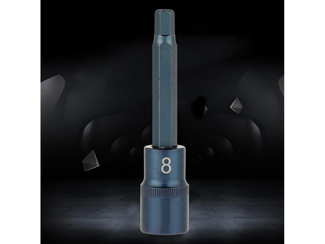 Adaptador De Husillo Hexagonal Para Destornillador Eléctrico, Conector De Herramientas De Potencia 1/2" 100mm (h8)