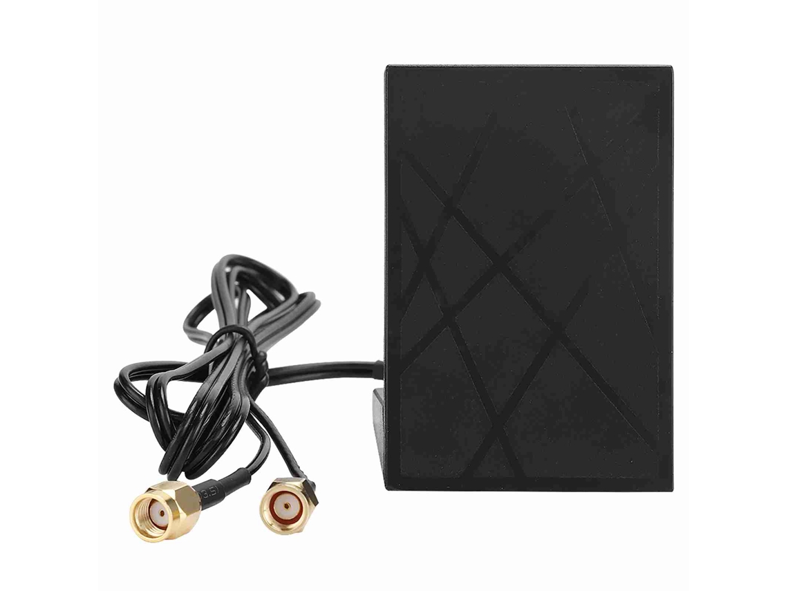 Antena Wifi De Banda Dual 8dbi 2.4ghz 5ghz Com Conectores Rp-sma Duos Para Roteador E Placa Sem Fio