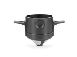 Filtros De Café Reutilizáveis, Suporte Durável Em Aço Inoxidável, Cestos Malha Tipo Funil.