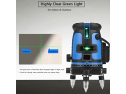 Laxiscreed Nivel Laser Verde 360º Com Interseção Horizontal E Vertical Para Precisão Laxiscreed