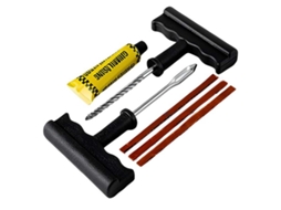 Kit de Reparo de Pneu Sem Câmara com Ferramentas Manuais e Mechas de Vedação AVIZAR
