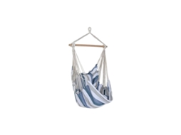 Cama de Rede DKD HOME DECOR Riscas Azul Branco (100 x 60 x 135 cm)