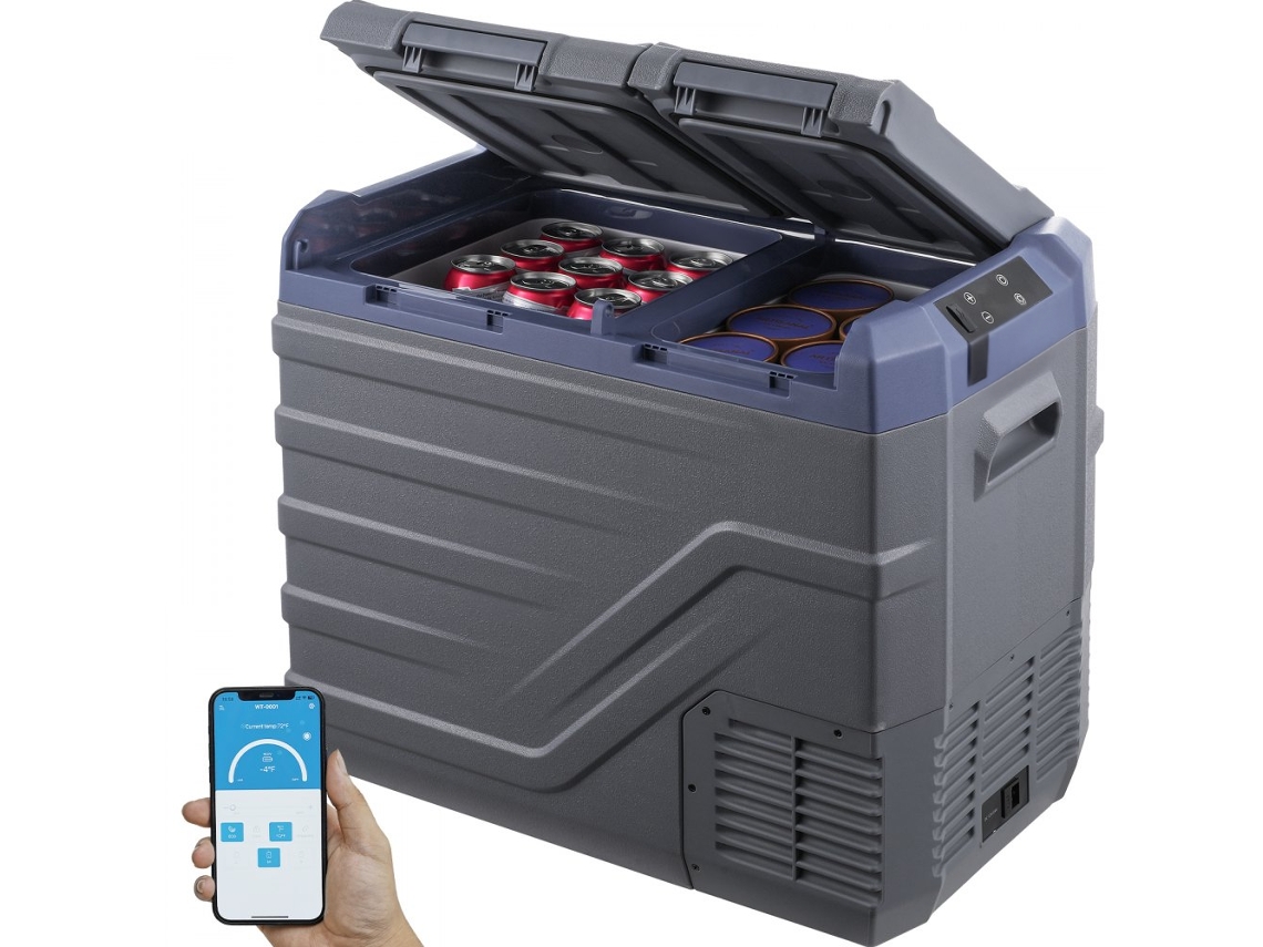 Caixa Frigorífica Portátil 40l Com Compressor, Painel Digital E Baixo Consumo Tekmaquinas