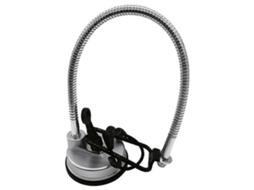 Suporte para Secador de Cabelo Ajustável Mãos Livres Pa Ra Banheiro Sala Casa GOKOCO (prata)