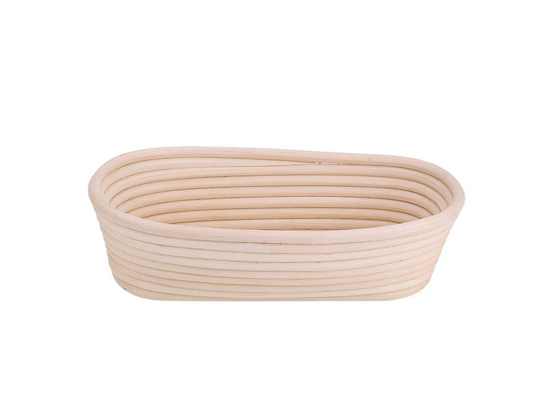 Cesto Banneton Para Pão Artesanal, Em Rattan Natural, 27,5 × 14 × 8, Para Massa Madre, Fermentação Natural E Padaria Doméstica