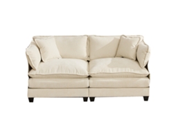 Sofácloud2lbege,modular,chenille,s/braços. Cs