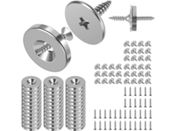 Conjunto De 36 Fechos Magnéticos Portas, Ímãs De Metal Ultrafinos Armários E Gavetas, Travas Magnéticas