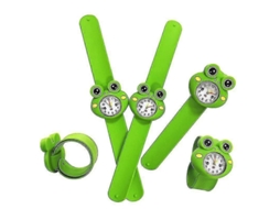 Relógio de Quartzo Silicone, Pop Sapo Desenho Infantil, Verde,1pcs GOKOCO