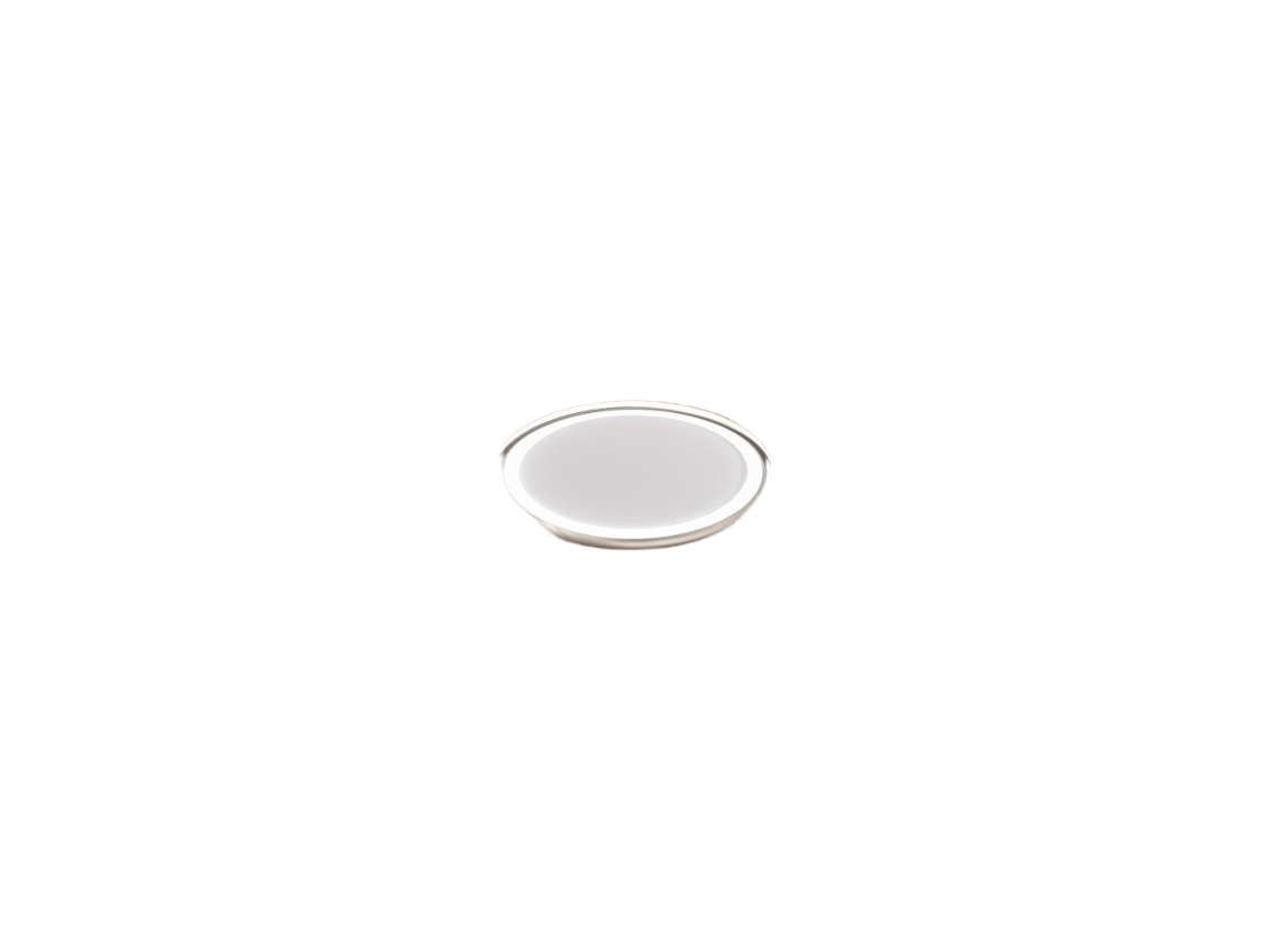 Plafon Led Edge Titanium Grey 38W PERENZ em Alumínio