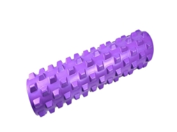 Academia E Pilates Com Rolo De Ioga 26 Cm Para Massagem Nas Costas, Bloco Ioga, Equipamento Exercícios Casa, Roxo, 25,5 Cm.-aquaforge