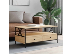 Vidaxl Mesa De Centro 100x51x45 Cm Derivados Madeira Carvalho Sonoma