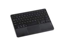 Lurelia Teclado Touchpad Bluetooth, Sem Fio, Abs, Touchpad, Cor Preto / Azul Para Pc, Tablet, Laptop, Ipad/ios