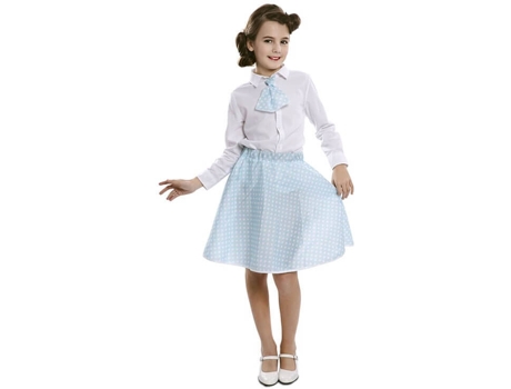 Máscara  Conjunto Pin-Up Azul (Tam: 3 a 4 anos)