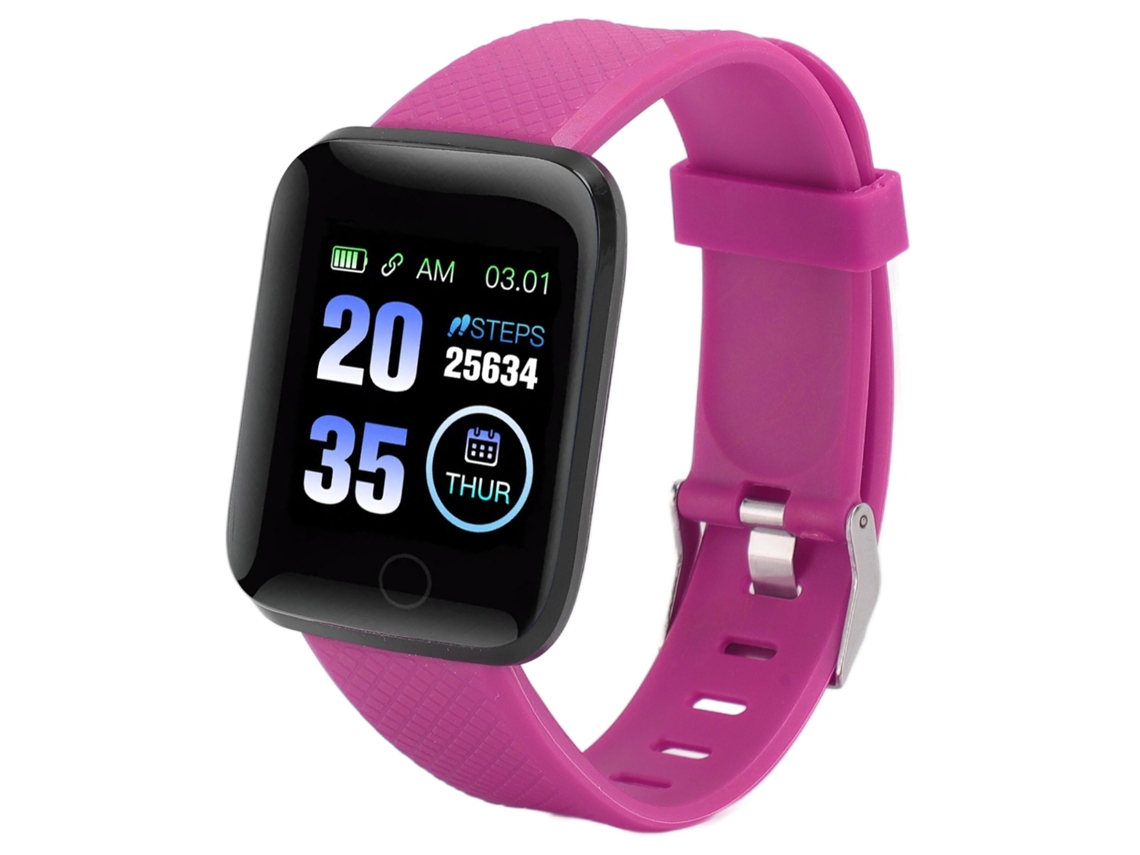 Aetheria relógio Inteligente 116 Plus 1,3 Polegadas Tft Ip67 Impermeável Bluetooth Notificações Roxo