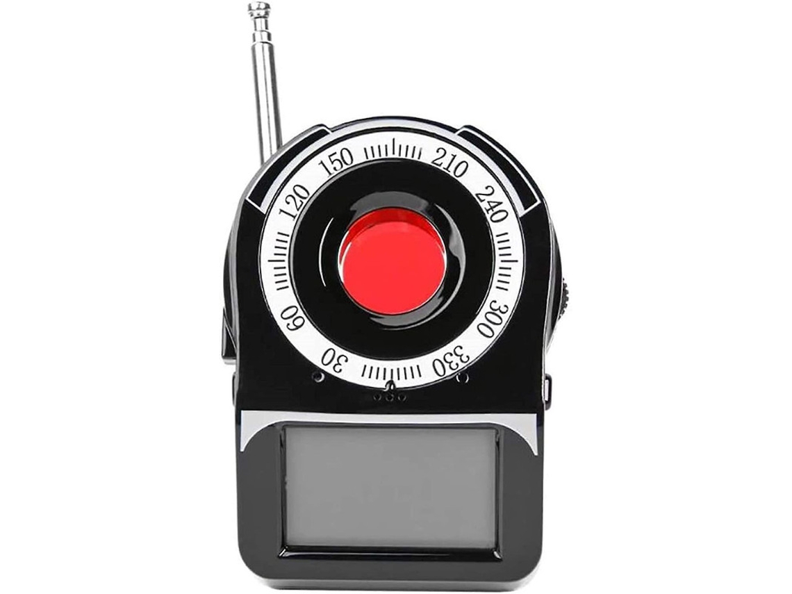 Detector Anti Spy Portátil Rf Para Devices De Escuta E Câmeras Ocultas Yizhood (preto)
