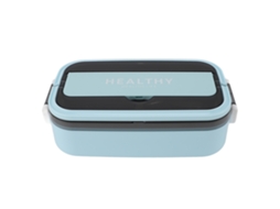 Caixa de Bento de Aço Inoxidável 316 700ml Anti vazamento Segura para Micro ondas Azul Céu