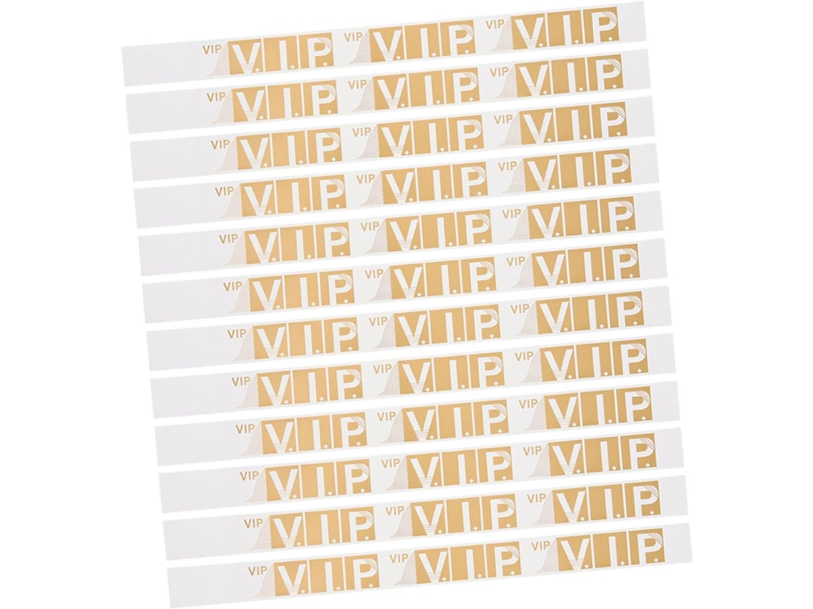 Pacote com 600 pulseiras à prova d'água para festas, festivais de música, festas infantis, shows e clubes sociais.