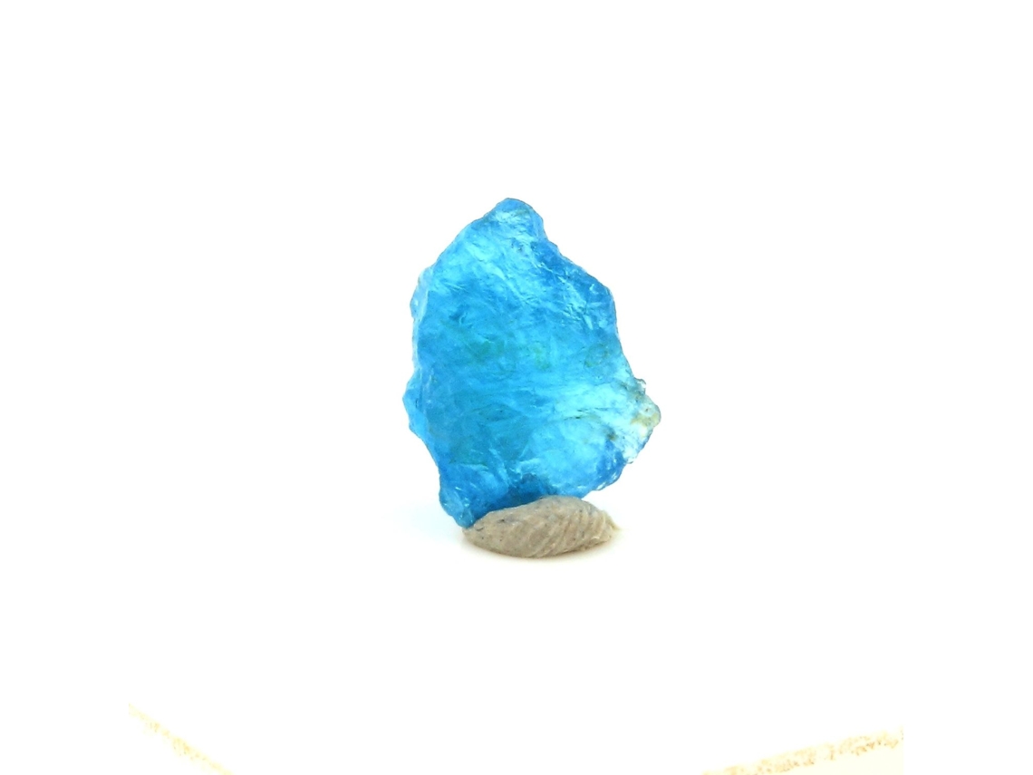 Apatite Azul Neon Pedra Natural de Madagascar Mina de Apatita Norcross-Madagascar Isoanala Betroka 1 07 Ct Certificado de TRENDYFLAIR