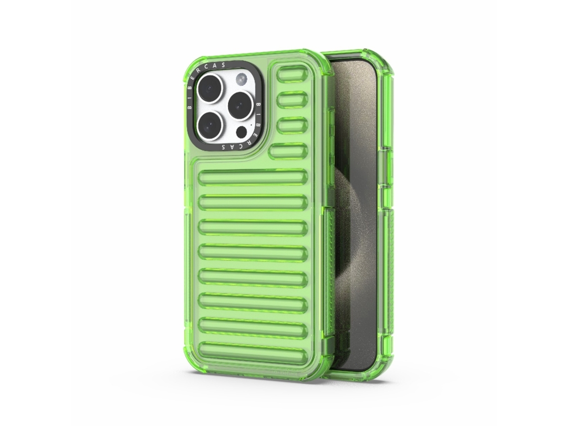 Capa Híbrida Pc Tpu De Alta Transparência Para Iphone 15 Pro Max - Airbag