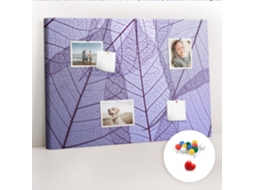 Painel De Cortiça Para Parede Folhas Da Natureza Para O Quarto Das Crianças Espelharte (70x100 Cm)