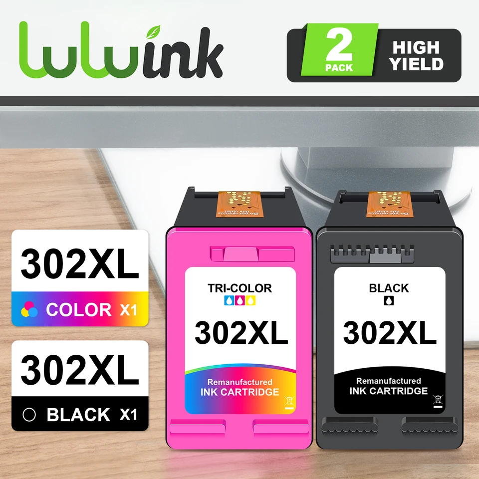 Pack Bk E Bk302 Xl Preto Tricolor Officejet 3830 4650 5220 Envy 4520 Deskjet 1110 2130