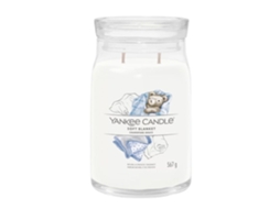 Vela Grande Com Assinatura De Manta Macia Yankee Candle