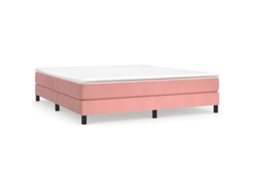 Box Spring Bed, Box Spring Beds Vidaxl Cor-de-rosa Veludo (160 X 200 Cm)