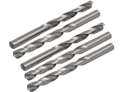 Broca Helicoidal Cilíndrica Hss de 8,5 Mm Diâmetro e 120 Comprimento, Ferramenta Perfuração, 5 CHABERLU