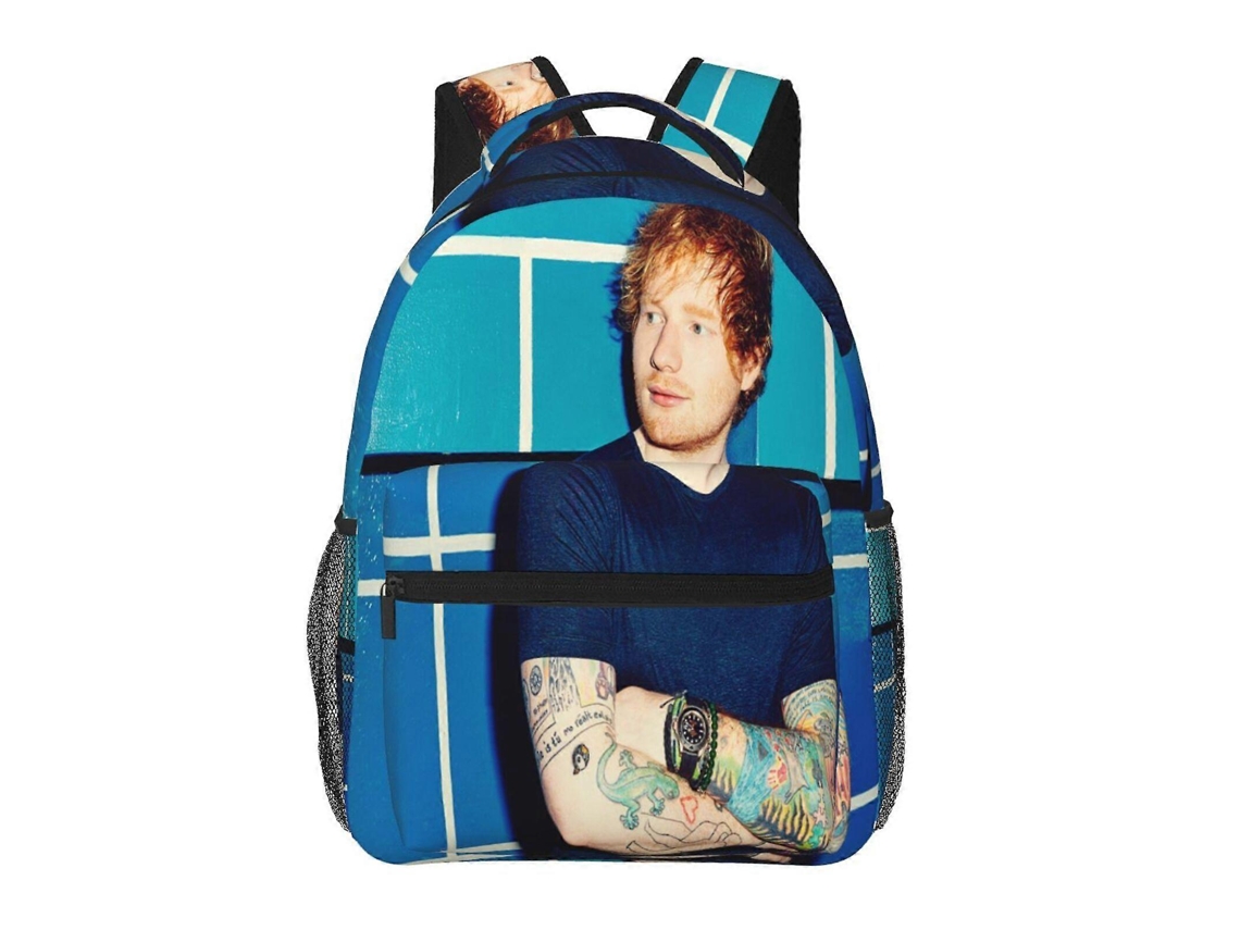 Mochila Ed Sheeran F42 Para Escola E Trabalho, Leve E Impermeável, Mochila Estilosa Para Estudantes E Adultos N42
