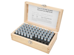 Conjunto de 50 paquímetros de aço para rolamentos, ferramenta de medição, superfície lisa, 3,5-3,99 mm