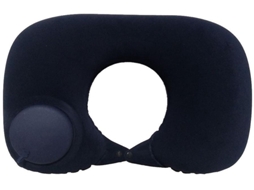 Lurelia Almofada De Viagem, Formato U, Apoio Cervical, Preto, 26 X 46 Cm
