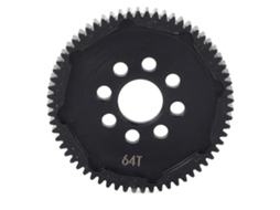 Peça De Reposição Gear Metal Acero 64 Dentes 51356 Para Rc Tt02 Tt02d Tb‑03