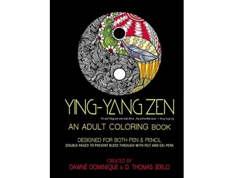 Livro YinYang Zen Adult Coloring Book de Dawn ThomasJerlo D Thomas Jerlo (Inglês)