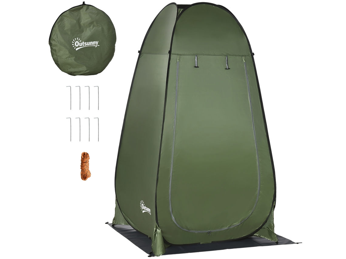 Tenda de Duche Portátil com Uv20+ e Acessórios BTFORUS (126x124x189cm)