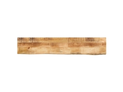 Vidaxl Tampo De Mesa Borda Viva 160x20x2,5 Cm Mangueira Áspera Maciça