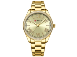 Relógio Feminino De Quartzo Com Pulseira De Aço, Design Simples, Numerais Romanos.